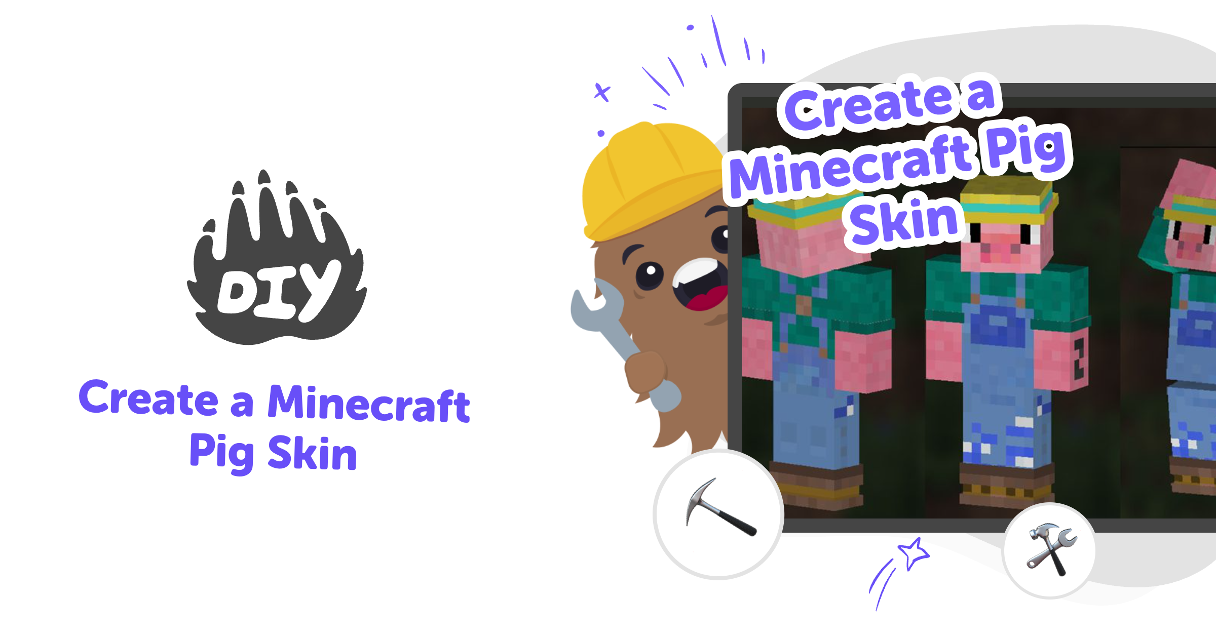 Coding Pig Create a Minecraft Pig Skin | Kids Creative Coding