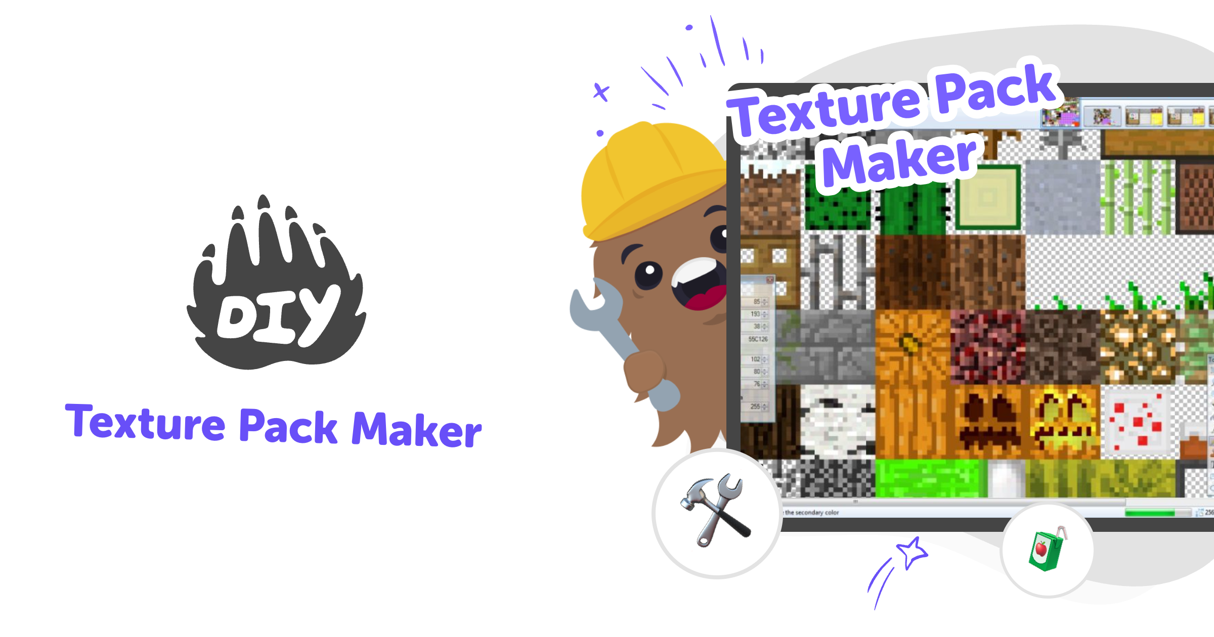 Texture Pack Maker for Kids | Make and Design Game Textures