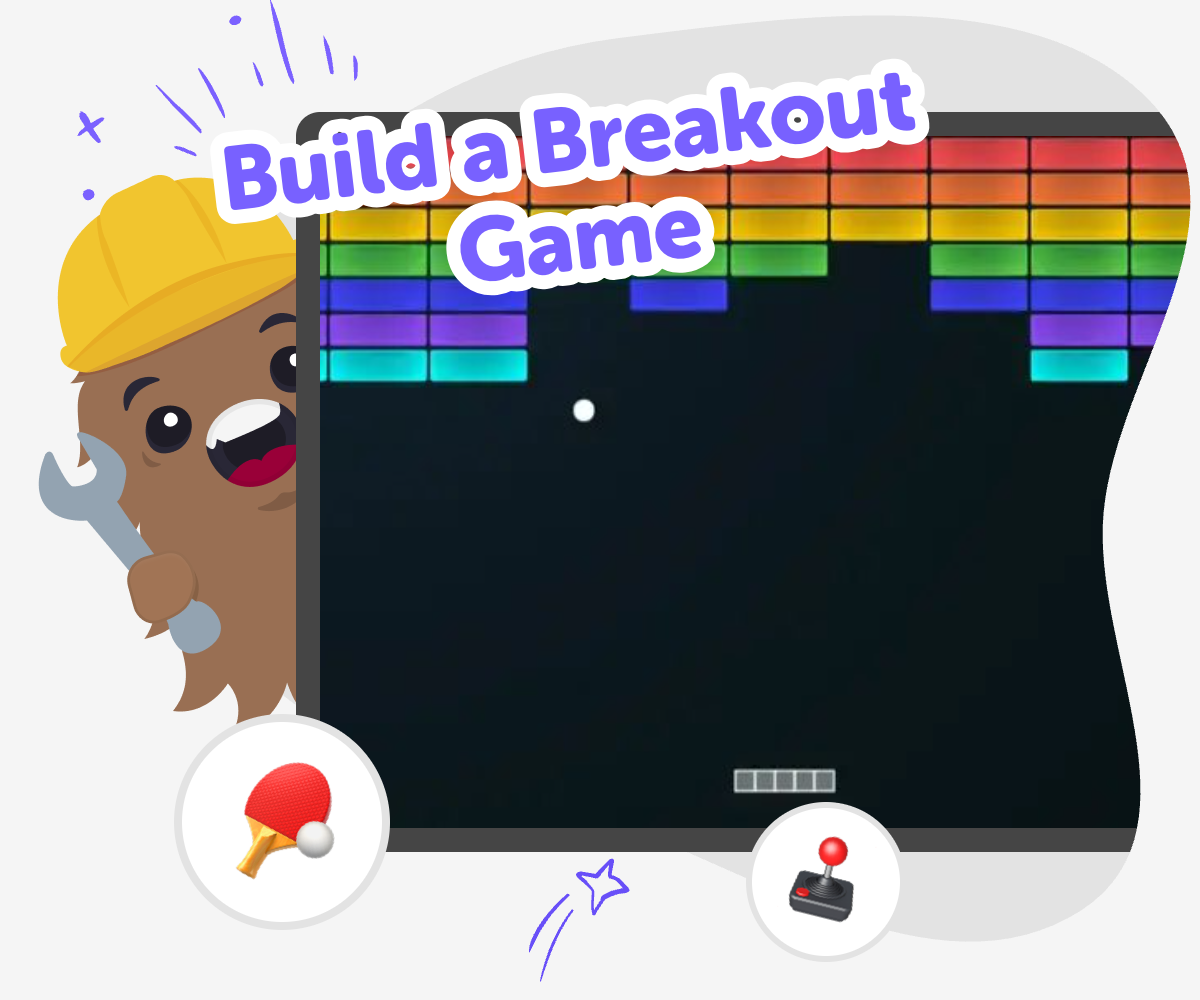 Build a breakout game with creative coding for kids