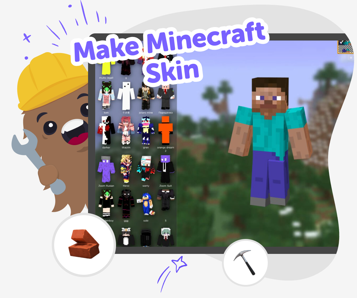Make Minecraft Skin | Creative Kids Tool