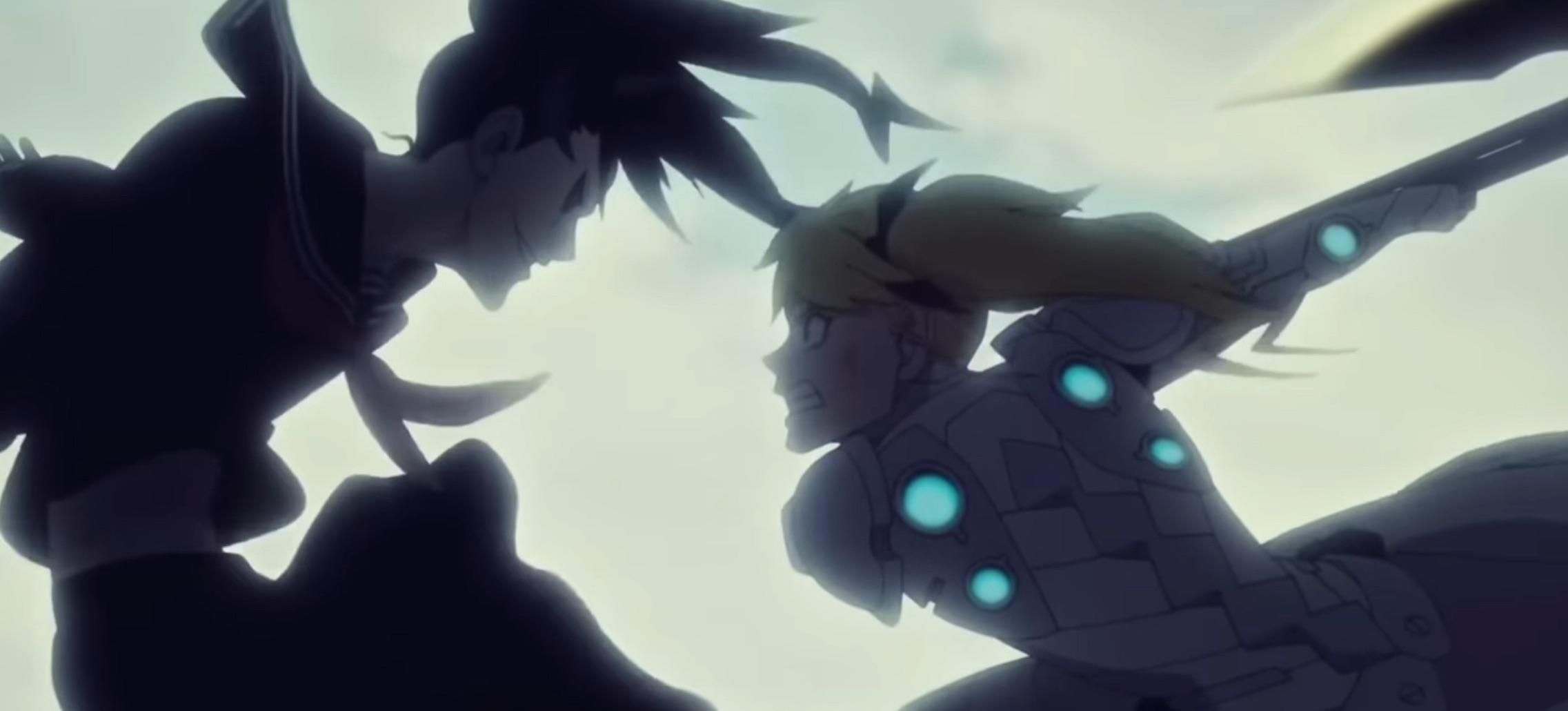 Kaiju No 15 vs Kikoru (Basically hero going after a dark reflection of herself)