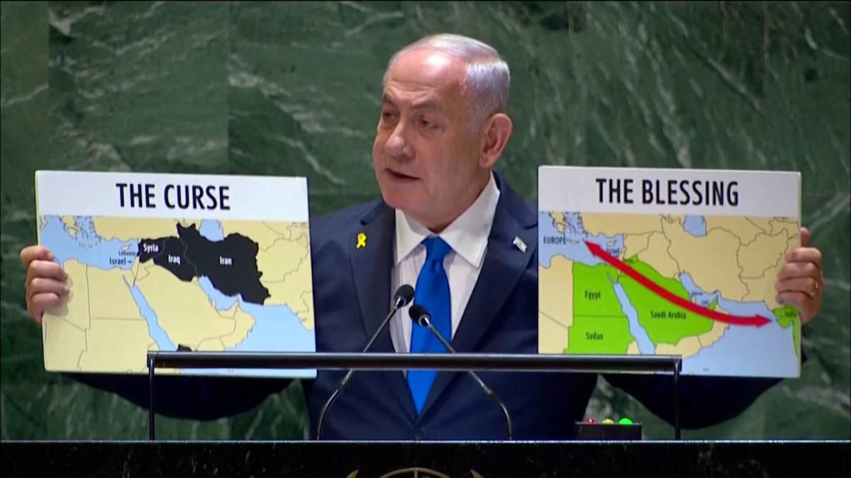 Netanyahu with a curse and a blessing