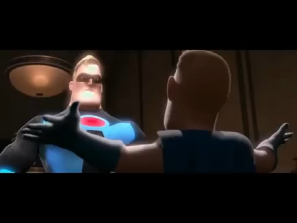 Syndrome getting rejected by his hero