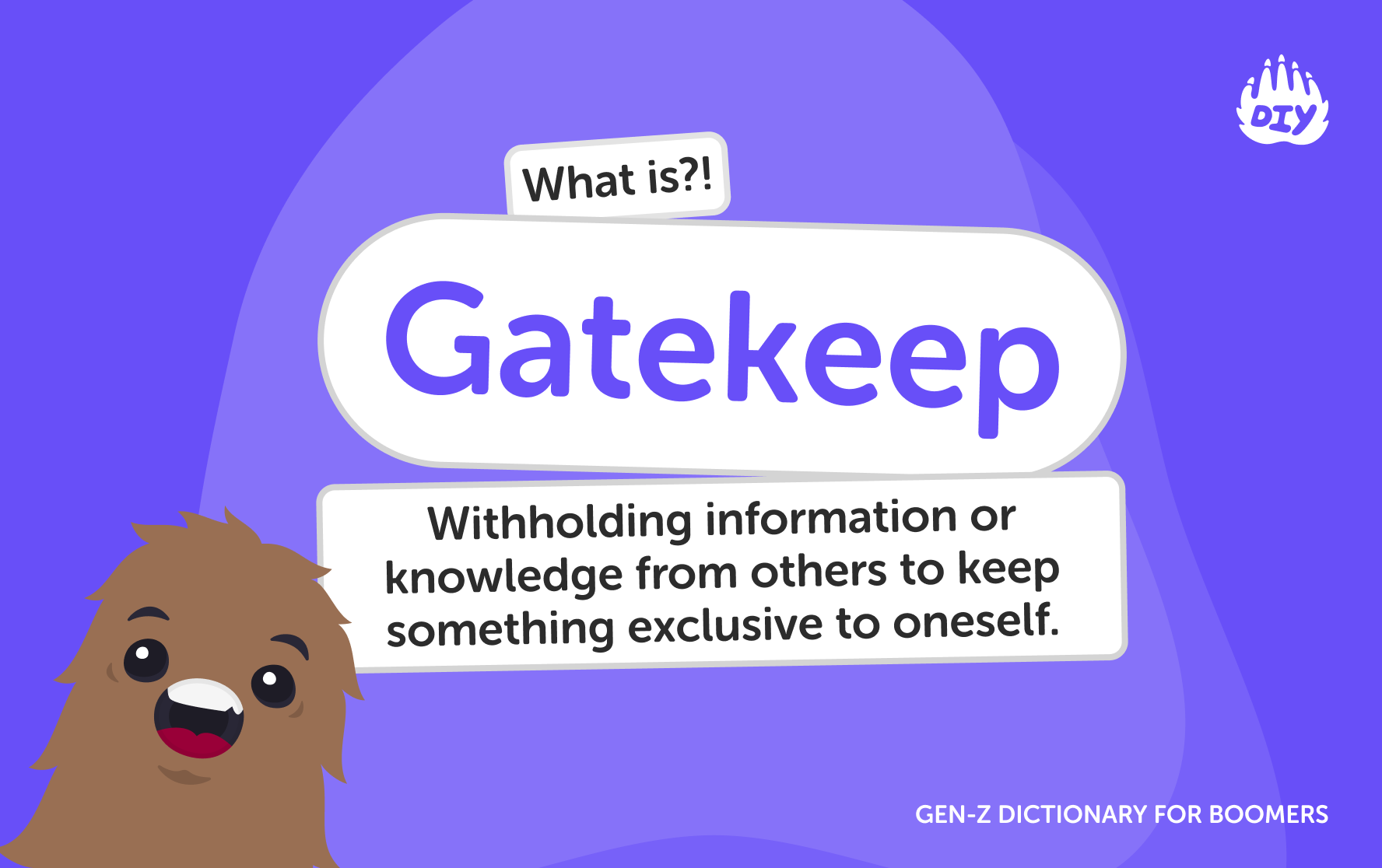 Gatekeeping Def What does Definition of Gatekeep mean? Meaning & Definition | Gen Z ...