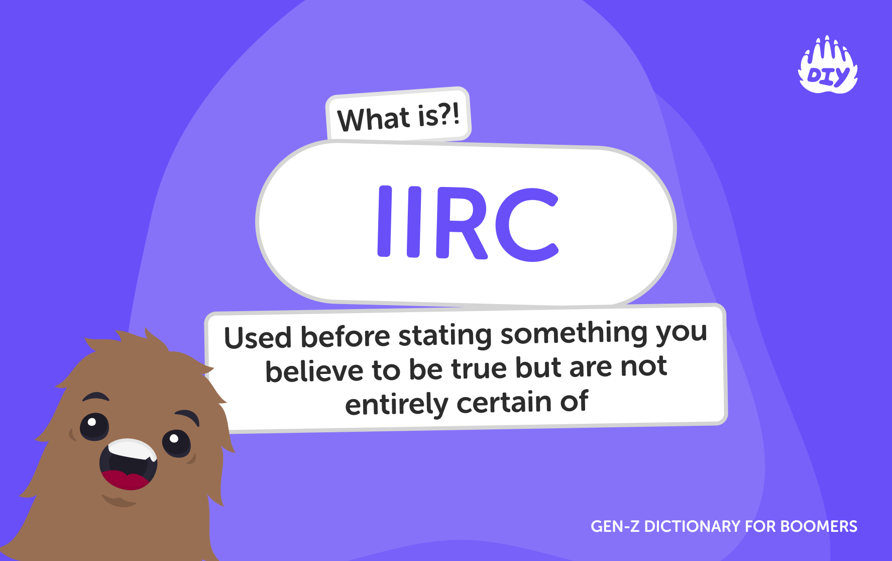What does Definition of IIRC mean? Meaning & Definition | Gen Z Slang ...