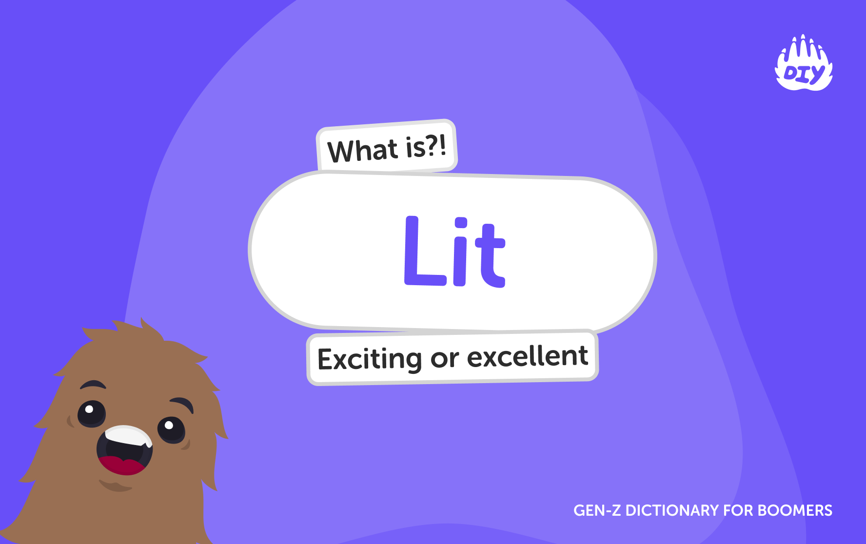 What does Definition of Lit mean? Meaning & Definition | Gen Z Slang ...